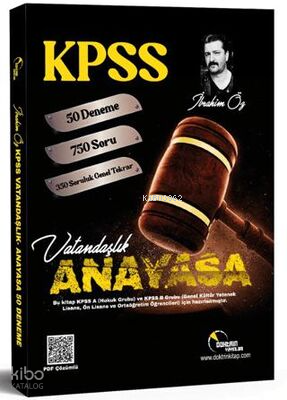 KPSS Vatandaşlık 50 Deneme ve Genel Tekrar Testi