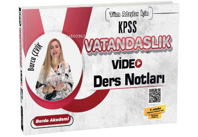 KR Akademi KPSS Vatandaşlık Video Ders Notları Burcu Çevik
