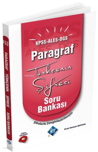 Kr Akademi 2022 Türkçenin Şifresi Paragraf  Soru Bankası