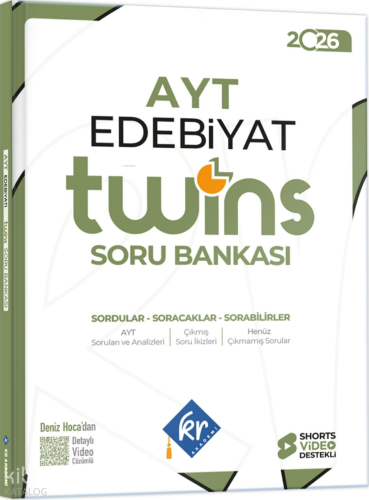 KR Akademi 2026 AYT Twins Edebiyat Soru Bankası | Kolektif | KR Akadem