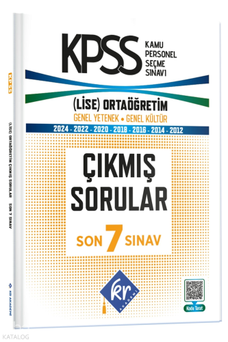KR Akademi 2026 KPSS Genel Yetenek Genel Kültür Lise - Ortaöğretim ÖSY