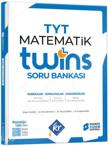 KR Akademi ﻿ 2027 TYT Twins Matematik Soru Bankası | Kolektif | KR Aka
