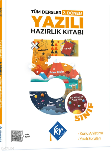 KR Akademi 5. Sınıf Tüm Dersler 2. Dönem Yazılı Hazırlık Kitabı | Kole