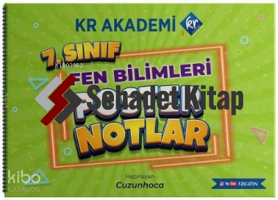 Kr Akademi 7. Sınıf Fen Bilimleri Poster Notlar