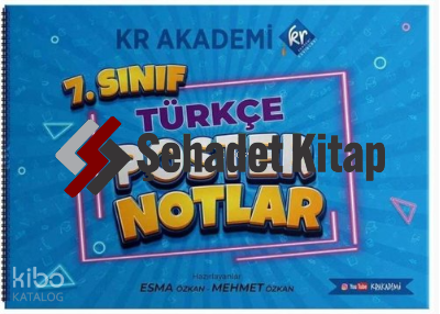 Kr Akademi 7. Sınıf Türkçe Poster Notlar