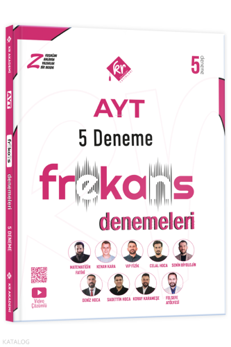 KR Akademi AYT 5 Frekans Denemeleri | Kolektif | KR Akademi