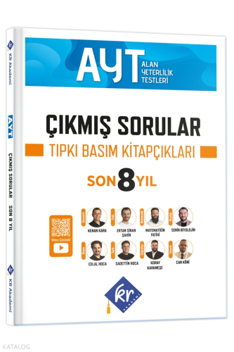 Kr Akademi AYT Çıkmış Sorular Son 8 Yıl Tıpkı Basım Kitapçıkları | Kol