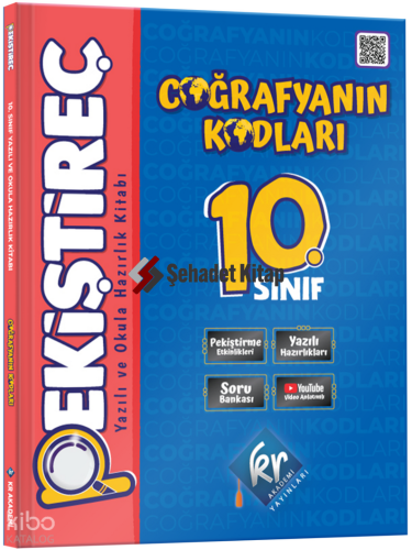 Kr Akademi Coğrafyanın Kodları 10. Sınıf Coğrafya Pekiştireç Yazılı ve Okula Hazırlık Kitabı
