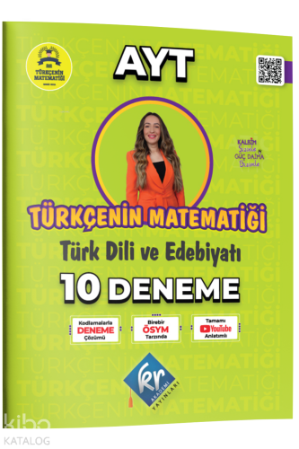 KR Akademi Gamze Hoca Türkçenin Matematiği AYT Türk Dili ve Edebiyatı 10 Deneme