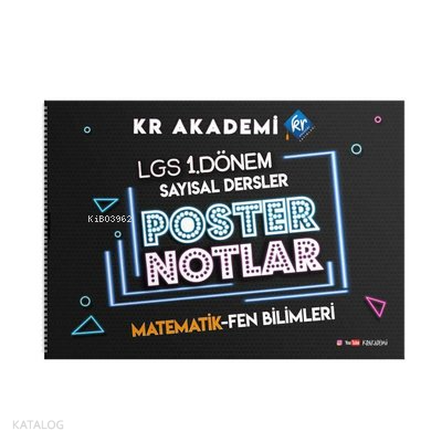 Kr Akademi LGS 1. Dönem Sayısal Bölüm Poster Notlar