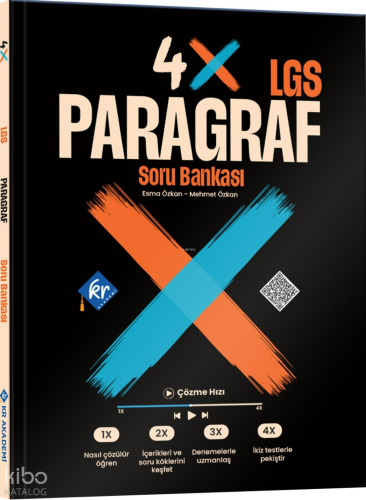KR Akademi LGS 4X Paragraf Soru Bankası | Kolektif | KR Akademi