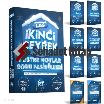 Kr Akademi LGS İkinci Çeyrek Poster Notlar Soru Fasikülleri (2. Çeyrek)