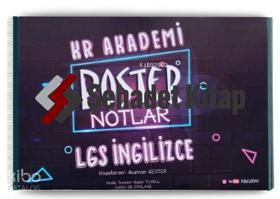 Kr Akademi LGS İngilizce Poster Notlar | Kolektif | KR Akademi