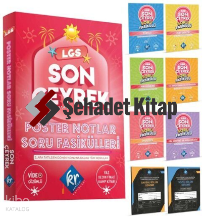 Kr Akademi LGS Son Çeyrek Poster Notlar Soru Fasikülleri (4. Çeyrek)