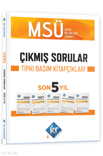 KR Akademi MSÜ Çıkmış Sorular Son 5 Yıl Tıpkı Basım Fasikülleri | Kole
