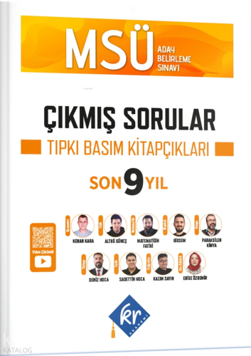 KR Akademi MSÜ Çıkmış Sorular Son 9 Yıl Tıpkı Basım Kitapçıkları | Kol
