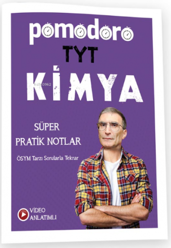 Kr Akademi Pomodoro TYT Kimya Konu Soru Süper Pratik Notlar;Ösym Tarzı Sorularla Tekrar