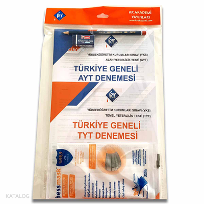 Kr Akademi TYT AYT Gerçek Sınav Seti (Optik, Kalem, Silgi, Maskeli Set