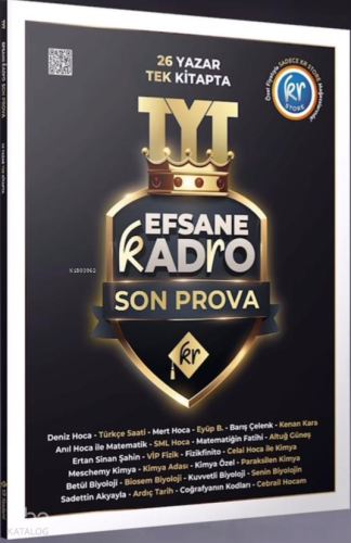 KR Akademi TYT Efsane Kadro Son Prova | Kolektif | KR Akademi