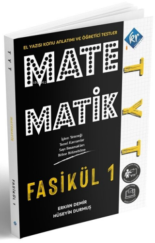 Kr Akademi TYT Matematik El Yazısı Konu Anlatım 1. Fasikül | Kolektif 