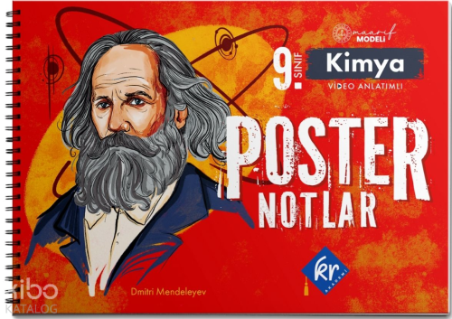 KR Akademi Yayınları 9. Sınıf Maarif Modeli Kimya Poster Notlar | Kole