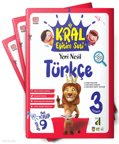 Kral Eğitim Seti 3. Sınıf | Kolektif | Damla Eğitim