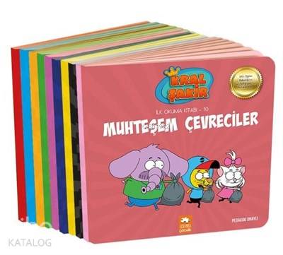 Kral Şakir İlk Okuma Kitapları (10 Kitap Takım) | Varol Yaşaroğlu | Ek