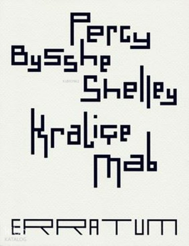 Kraliçe Mab | Percy Bysshe Shelley | Norgunk Yayıncılık