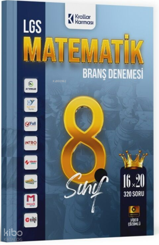 Krallar Karması 8. Sınıf LGS Matematik 16 x 20 Branş Denemeleri | Kole