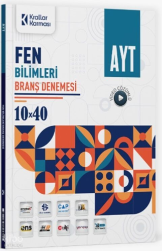 Krallar Karması AYT Fen Bilimleri 10 x 40 Branş Denemesi | Kolektif | 
