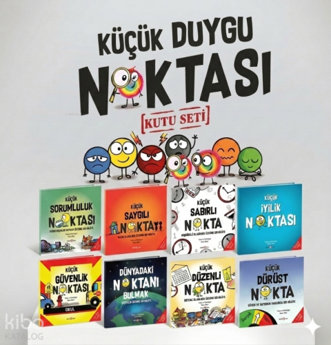Küçük Duygu Noktası Seti - 8 Kitap Takım - Kutulu | Diane Alber | Beta