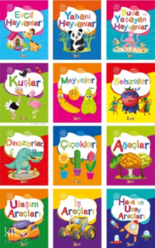 Küçük Kâşifin Boyama Kitabı (12 Kitap) | Kolektif | Bıcırık Yayınları