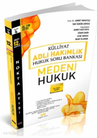 Külliyat Medeni Hukuk Adli Hakimlik Soru Bankası