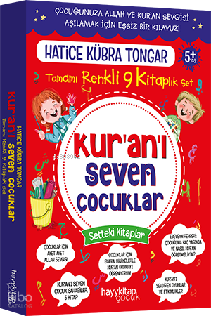 Kur’an’ı Seven Çocuklar 9’lu Set | Hatice Kübra Tongar | Hayy Kitap