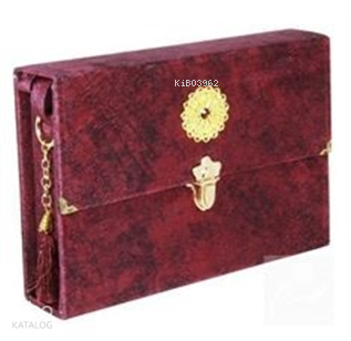 Kur'an-ı Kerim 30 Cüz Hatim Seti Bilgisayar Hatlı (Rahle Boy - Bordo) 