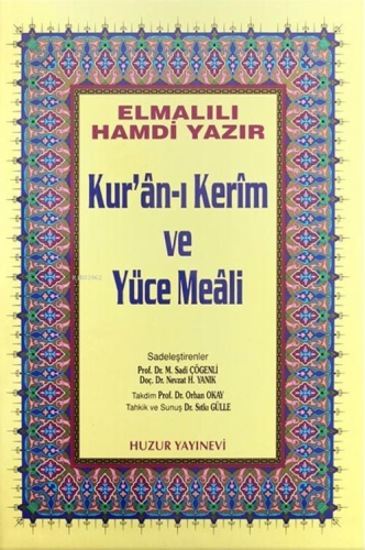 Kuran-ı Kerim ve Yüce Meali - Orta Boy, Bilgisayar Hatlı | Elmalılı Mu