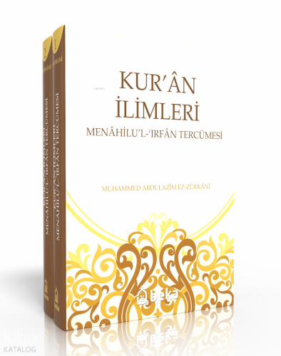 Kuran İlimleri - Menahilul İrfan (2 Cilt Takım)