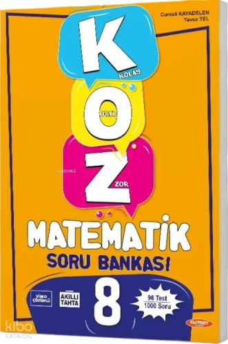 8.Sınıf LGS Koz Matematik Soru Bankası | Kolektif | Gama Basım Yayın D