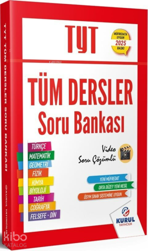Kurul Yayıncılık 2025 TYT Tüm Dersler Soru Bankası
