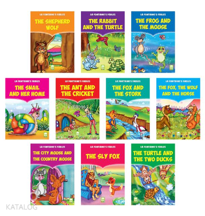 La Fontaınes Fables 10 lu Öykü Seti