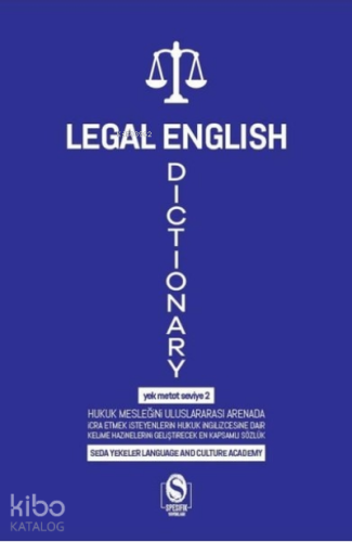Legal English Dictionary;Yek Metot Seviye 2