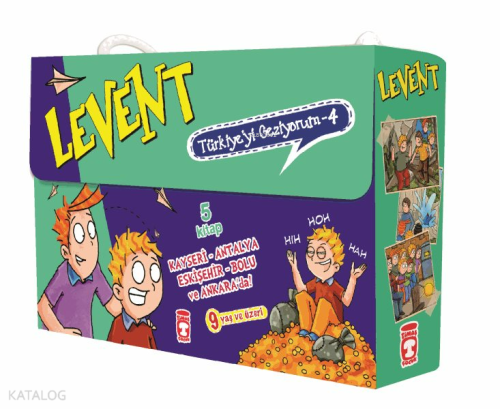 Levent Türkiyeyi Geziyorum - 4 (Set - 5 Kitap)