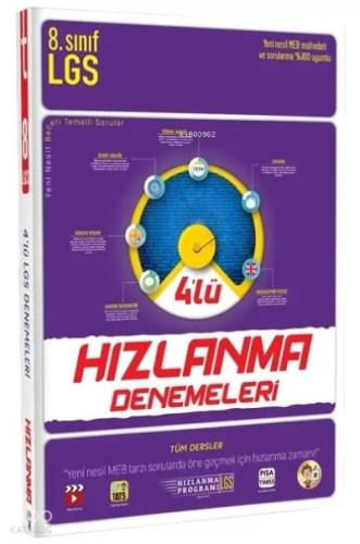 LGS 4'lü Hızlanma Deneme | Kolektif | Tonguç Yayınları