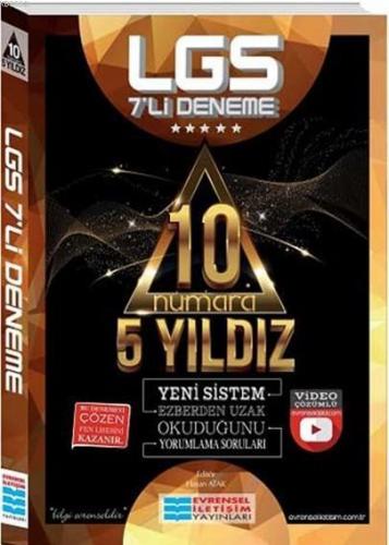 LGS 7 li Video Çözümlü Deneme Sınavı Evrensel İletişim Yayınları