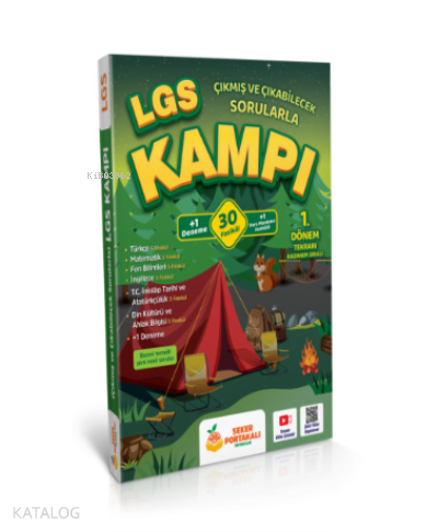 LGS Kampı 1. Dönem Tekrarı 30 Fasikül Şeker Portakalı Yayınları