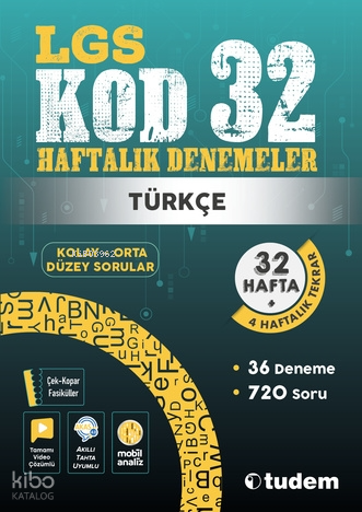 LGS Kod 32 Haftalık Denemeler Türkçe