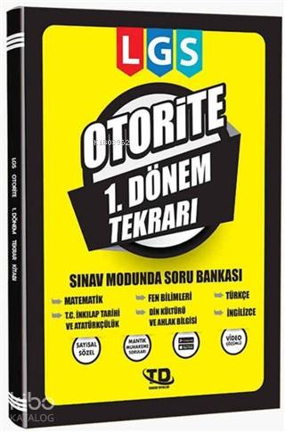 LGS Otorite 1. Dönem Tekrarı Sınav Modunda Soru Bankası
