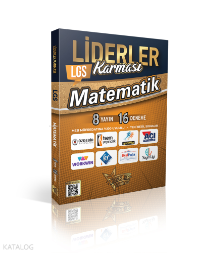 Liderler Karması 8. Sınıf LGS Matematik Denemeleri 8 Yayın 16 Deneme
