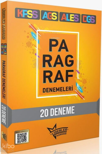Liderler Karması KPSS-AGS-ALES-DGS Paragraf Denemeleri | Kolektif | Li