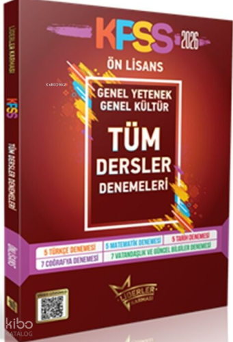 Liderler Karması KPSS Tüm Dersler Önlisans Genel Yetenek-Genel Kültür 